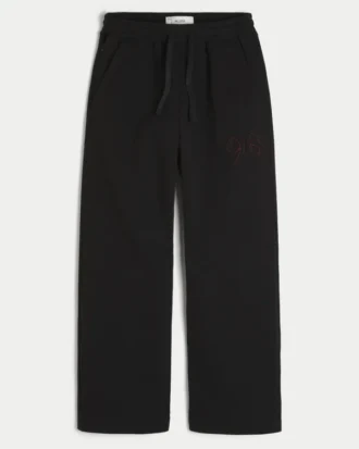 98 Φούτερ με γραφικά και bootcut