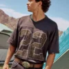 Baggy Pattern Graphic Jersey Baggy Pattern Graphic Jersey