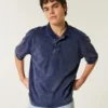Boxy Crop Washed Polo Boxy Crop Washed Polo