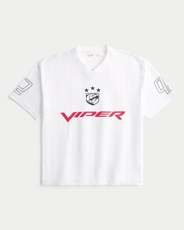 Boxy Dodge Viper Graphic Soccer Jersey Boxy Dodge Viper Graphic Soccer Jersey