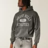 Boxy Forest Hills Athletics Graphic Hoodie Boxy Forest Hills Athletics Graphic Hoodie