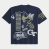 Boxy Georgia Tech Yellow Jackets Graphic Tee Boxy Georgia Tech Yellow Jackets Graphic Tee
