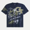 Boxy Georgia Tech Yellow Jackets Graphic Tee Boxy Georgia Tech Yellow Jackets Graphic Tee