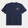 Boxy Gonzaga University Bulldogs Graphic Tee Boxy Gonzaga University Bulldogs Graphic Tee