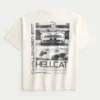 Boxy Heavyweight Dodge Challenger SRT Hellcat Graphic Tee Boxy Heavyweight Dodge Challenger SRT Hellcat Graphic Tee