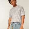 Boxy Heavyweight Micro Logo Crew T-Shirt Boxy Heavyweight Micro Logo Crew T-Shirt
