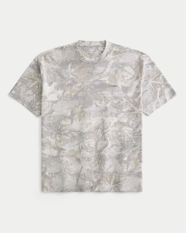 Boxy Heavyweight Micro Logo Crew T-Shirt Boxy Heavyweight Micro Logo Crew T-Shirt