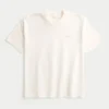 Boxy Heavyweight Micro Logo Crew T-Shirt Boxy Heavyweight Micro Logo Crew T-Shirt