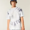 Boxy Heavyweight Tie-Dye Cotton Crew T-Shirt Boxy Heavyweight Tie-Dye Cotton Crew T-Shirt