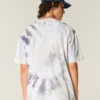 Boxy Heavyweight Tie-Dye Cotton Crew T-Shirt Boxy Heavyweight Tie-Dye Cotton Crew T-Shirt