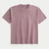 Boxy Heavyweight Washed Cotton Crew T-Shirt Boxy Heavyweight Washed Cotton Crew T-Shirt