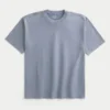 Boxy Heavyweight Washed Cotton Crew T-Shirt Boxy Heavyweight Washed Cotton Crew T-Shirt