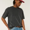 Boxy Heavyweight Washed Crew T-Shirt Boxy Heavyweight Washed Crew T-Shirt