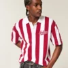 Boxy Indiana University Hoosiers Graphic Polo