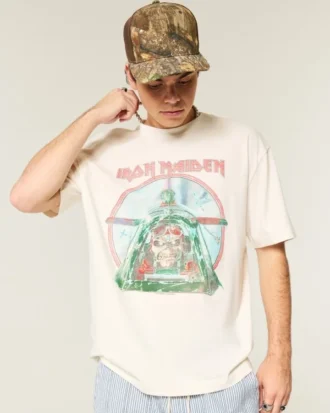 Boxy Iron Maiden Graphic Tee Boxy Iron Maiden Graphic Tee