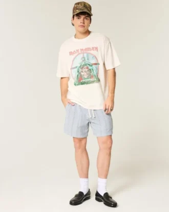 Boxy Iron Maiden Graphic Tee Boxy Iron Maiden Graphic Tee