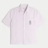 Boxy Linen-Blend Short-Sleeve Key West Graphic Shirt Boxy Linen-Blend Short-Sleeve Key West Graphic Shirt