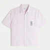 Boxy Linen-Blend Short-Sleeve Key West Graphic Shirt Boxy Linen-Blend Short-Sleeve Key West Graphic Shirt