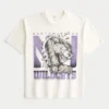 Boxy Northwestern University Wildcats Graphic Tee Boxy Northwestern University Wildcats Graphic Tee