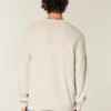 Boxy Racing Graphic Crew Sweater