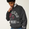 Boxy Rutgers University Scarlet Knights Graphic Crew Sweatshirt Boxy Rutgers University Scarlet Knights Graphic Crew Sweatshirt