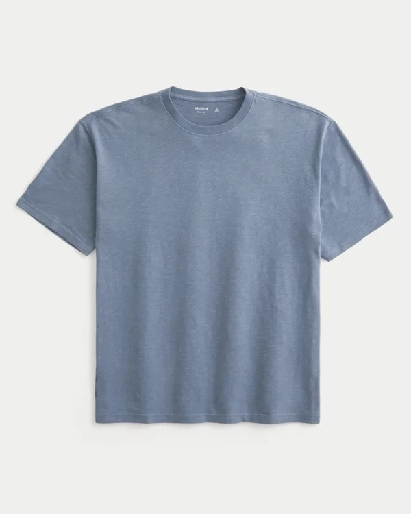 Boxy Slub Crew T-Shirt Boxy Slub Crew T-Shirt