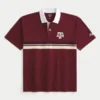 Boxy Texas A&M University Graphic Polo Boxy Texas A&M University Graphic Polo