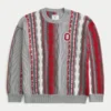 Boxy The Ohio State University Buckeyes Graphic Crew Sweater Boxy The Ohio State University Buckeyes Graphic Crew Sweater