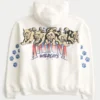 Boxy University of Arizona Wildcats Graphic Hoodie Boxy University of Arizona Wildcats Graphic Hoodie