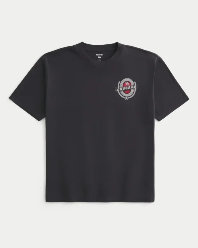 Boxy University of Houston Cougars Graphic Tee Boxy University of Houston Cougars Graphic Tee