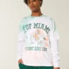 Boxy University of Miami Hurricanes Graphic Tee Boxy University of Miami Hurricanes Graphic Tee