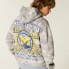 Boxy University of Michigan Wolverines Graphic Camo Hoodie Boxy University of Michigan Wolverines Graphic Camo Hoodie