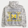 Boxy University of Michigan Wolverines Graphic Camo Hoodie Boxy University of Michigan Wolverines Graphic Camo Hoodie