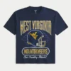 Boxy West Virginia University Mountaineers Graphic Tee