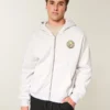 Boxy Zip-Up Club América Las Águilas Graphic Hoodie Boxy Zip-Up Club América Las Águilas Graphic Hoodie