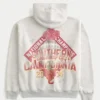 Boxy Zip-Up University of Southern California Trojans Graphic Hoodie
