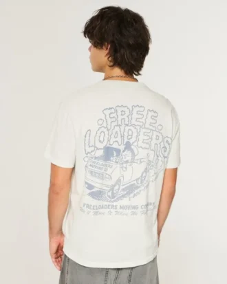 Χαλαρή γραμμή Freeloaders Moving Company Graphic Tee