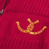 Χαλαρή μπλούζα με φερμουάρ και σχέδιο πέταλου Χαλαρή μπλούζα με φερμουάρ και σχέδιο πέταλου