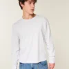 Χαλαρό μακρυμάνικο βαμβακερό T-shirt Χαλαρό μακρυμάνικο βαμβακερό T-shirt