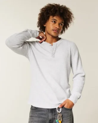 Χαλαρό θερμικό Henley