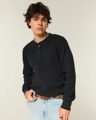 Χαλαρό θερμικό Henley