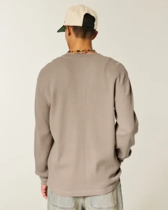 Χαλαρό θερμικό Henley