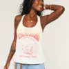 Desert Sound Graphic Braided Racerback Tank Desert Sound Graphic Braided Racerback Tank