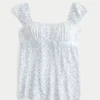 Εύκολο σατέν babydoll top με δέσιμο