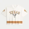 Φανέλα ποδοσφαίρου με γραφικά Longhorns του Πανεπιστημίου του Τέξας στο Ώστιν