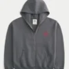 Φαρδιά φούτερ με κουκούλα και φερμουάρ Arsenal F.C. Graphic Hoodie Φαρδιά φούτερ με κουκούλα και φερμουάρ Arsenal F.C. Graphic Hoodie