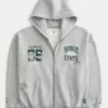 Φαρδιά φούτερ με κουκούλα και φερμουάρ Michigan State University Spartans Graphic Hoodie Φαρδιά φούτερ με κουκούλα και φερμουάρ Michigan State University Spartans Graphic Hoodie