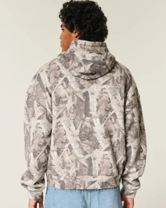 Φαρδιά μπλούζα με κουκούλα Cinch Camo