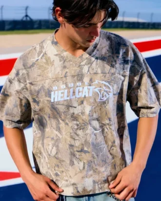 Φαρδιά βαριά μπλούζα Dodge Graphic Camo Tee