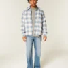 Φαρδύ πουκάμισο φλάνελ με θερμική επένδυση Φαρδύ πουκάμισο φλάνελ με θερμική επένδυση